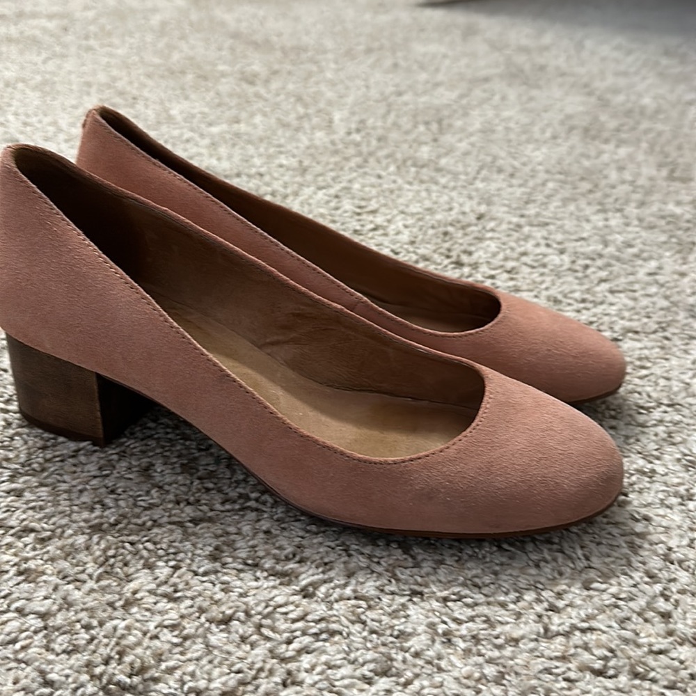 Madewell pink heels